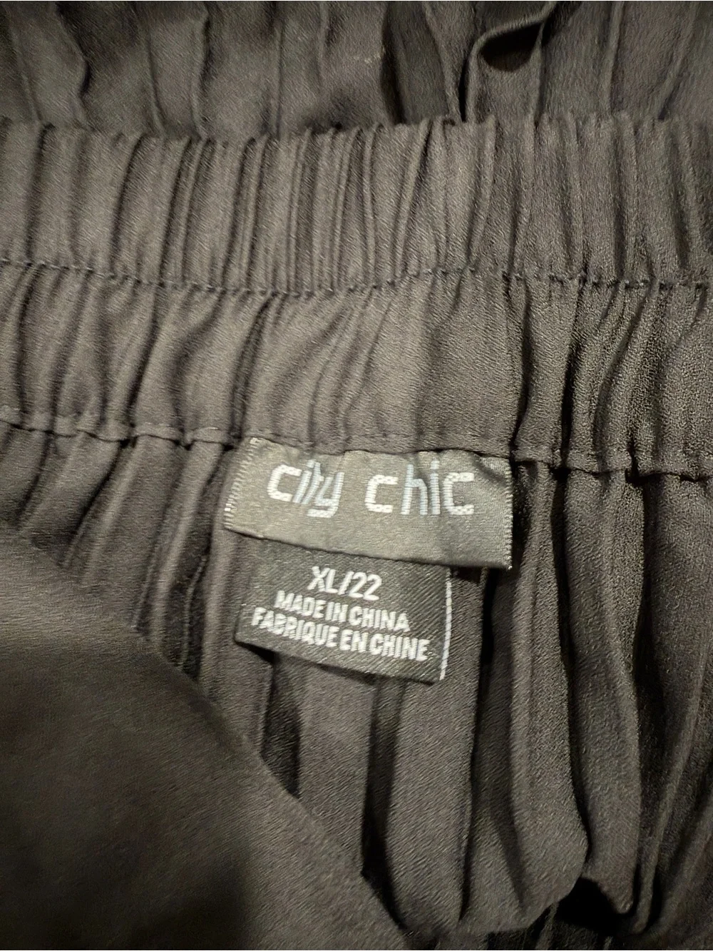 City Chic flowing pleated